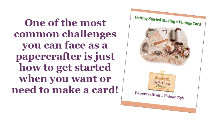 One of the most common challenges you can face as a papercrafter is just how to get started when you want or need to make a card!